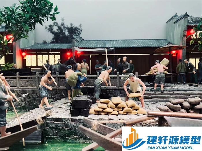 定远博物馆江南水乡模型